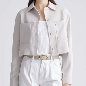 QUINCE (NWT)Women's Beige Utility Jacket.Size M